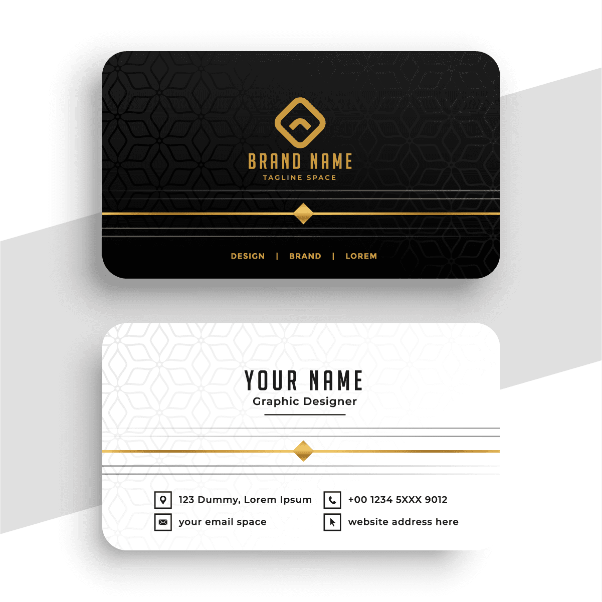 Namecard Ivory Black&White [Converted]